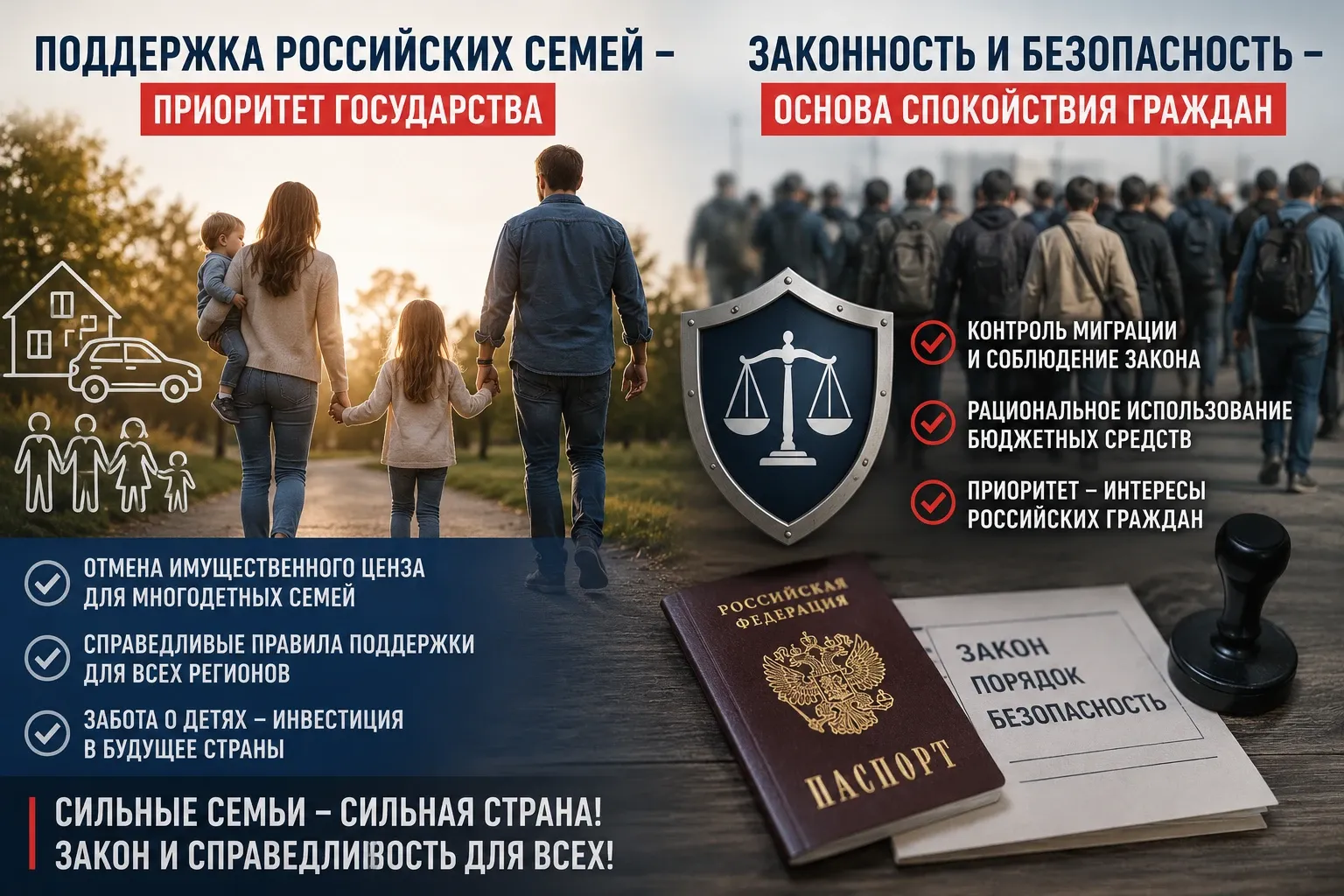 ЛДПР предложила отменить имущественный ценз для многодетных семей