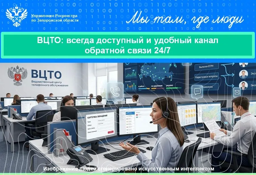 Росреестр Запорожской области напомнил о круглосуточном контакт-центре